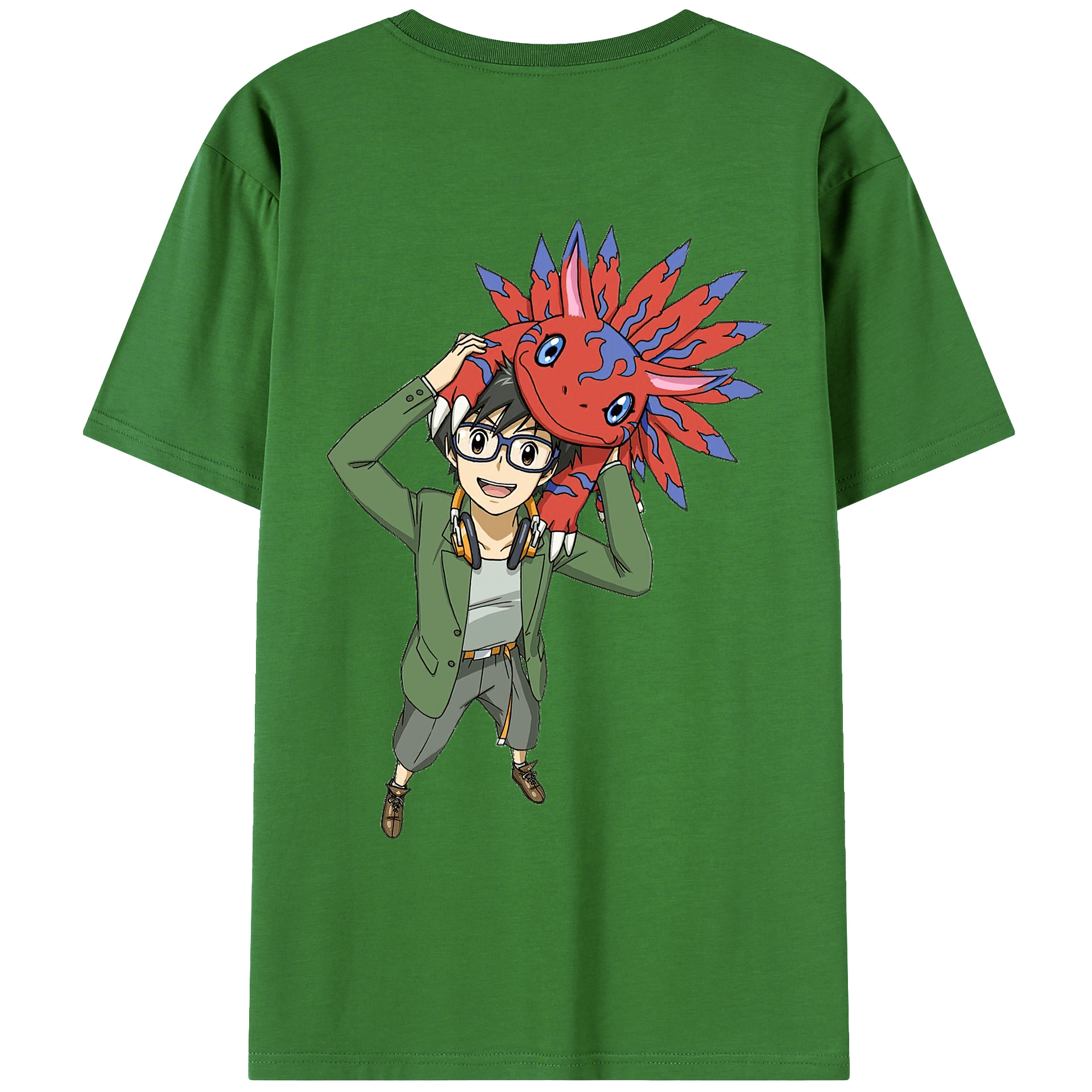 （画像用） Digimon デジタルモンスター/デジモン レディース半袖Tシャツ(バックプリント)